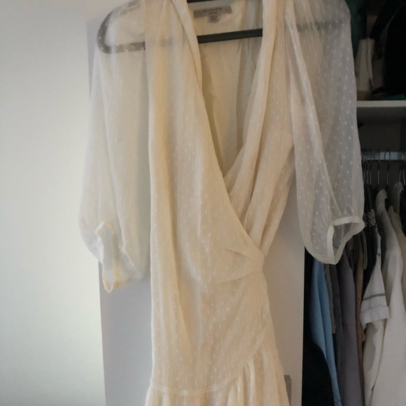 AllSaints Jade Dress Size Medium - Picture 4 of 7